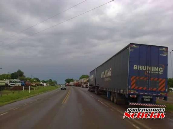 As imagens mostram a 

concentração em Boa Vista do Buricá