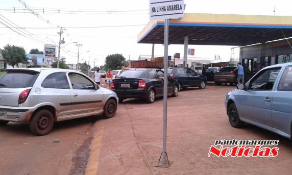 Em Independência a procura também foi grande nos postos de combustiveís