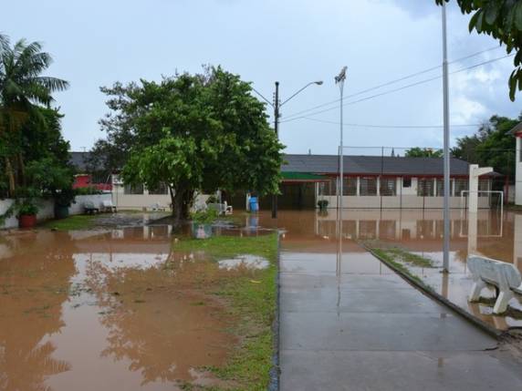 Oeste de SC tem queda de granizo e Sul registra alagamentos após chuva - foto 2