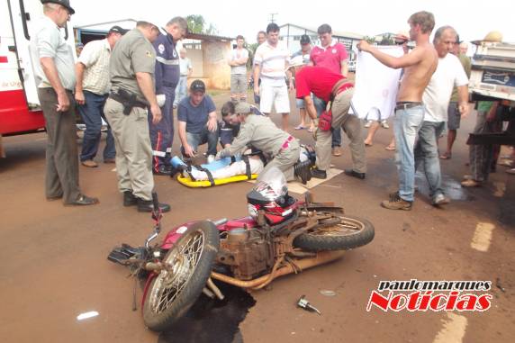 Acidente envolve moto e caminhão na ERS 342 em Três de Maio - foto 4