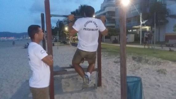 PM de 

Itapema e atividade física, com mais presença policial - foto 4