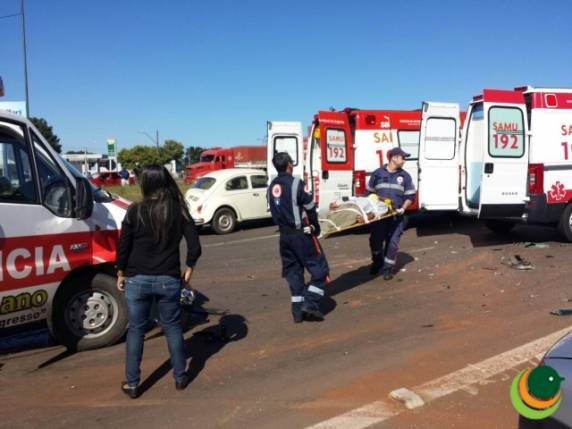 Invasão de preferencial resulta em acidente com cinco pessoas
feridas na BR 285 em Passo Fundo - foto 6