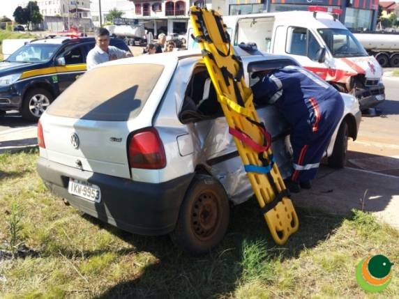 Invasão de preferencial resulta em acidente com cinco pessoas
feridas na BR 285 em Passo Fundo - foto 2