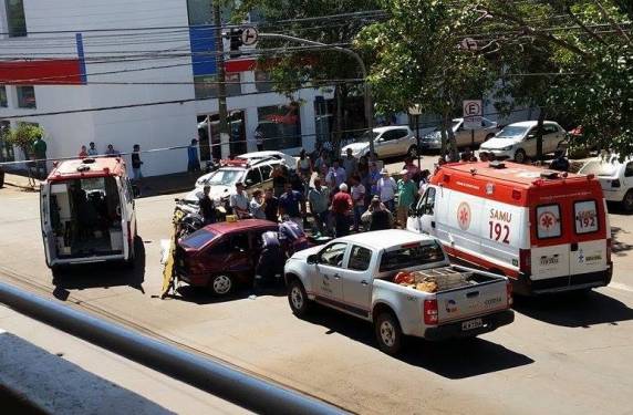 Acidente no centro de Santo Ângelo deixa uma pessoa ferida - foto 4