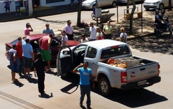 Acidente no centro de Santo Ângelo deixa uma pessoa ferida - foto 2