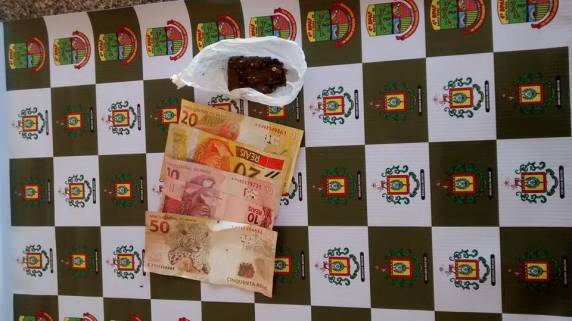 Mais um preso em flagrante comercializando maconha no Parcão em Santa Rosa - foto 2