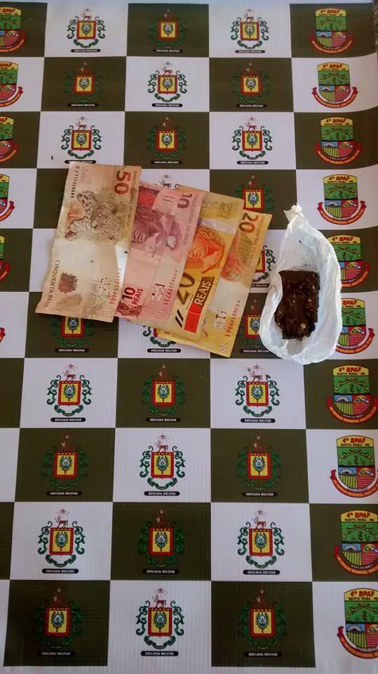 Mais um preso em flagrante comercializando maconha no Parcão em Santa Rosa - foto 3