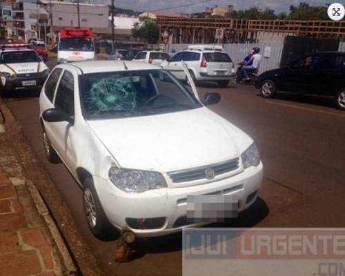 Motoqueiro fica ferido em
acidente no centro de Ijuí - foto 5