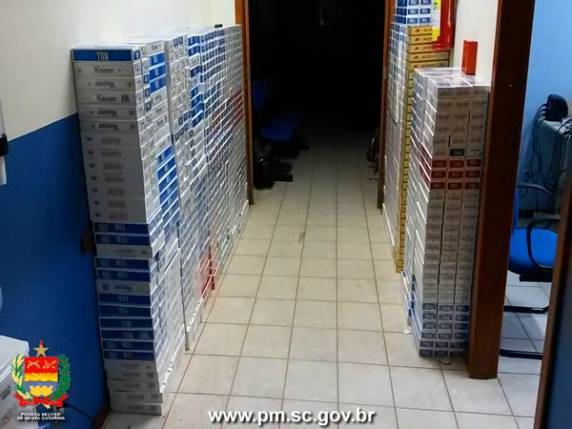 14 mil maços de cigarros são apreendidos em Curitibanos - foto 3