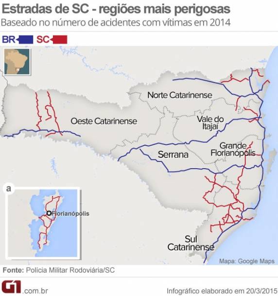 Combinação de fatores contribui para recorrência de acidentes 

em SC - foto 2