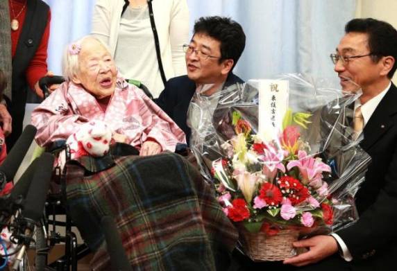 Japonesa tinha 117 anos