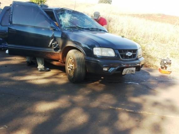 Saída de pista com capotagem deixa motorista ferido na RS 342 em Horizontina - foto 3