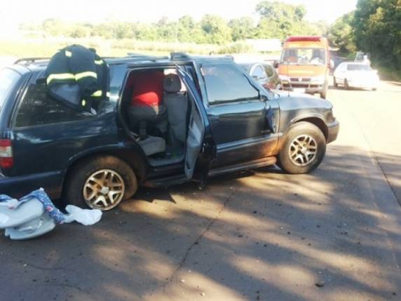 Saída de pista com capotagem deixa motorista ferido na RS 342 em Horizontina - foto 2