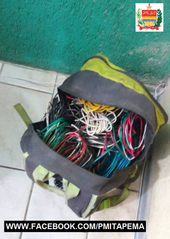 Ladrão de fios é preso em Itapema - foto 2