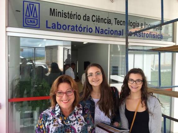 Viagem foi recebida como prêmio em concurso nacional com o trabalho Galáxia NGC 2207”