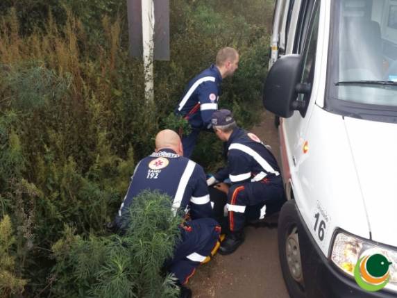 Acidente com moto deixa duas pessoas feridas na BR 285 - foto 2