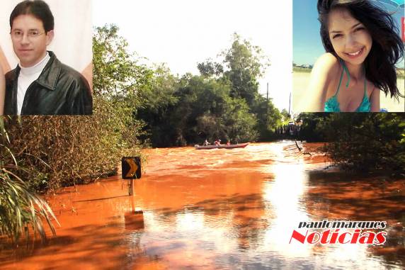 O veículo da família caiu de uma ponte no 

leito do rio no último dia 21 de abril
