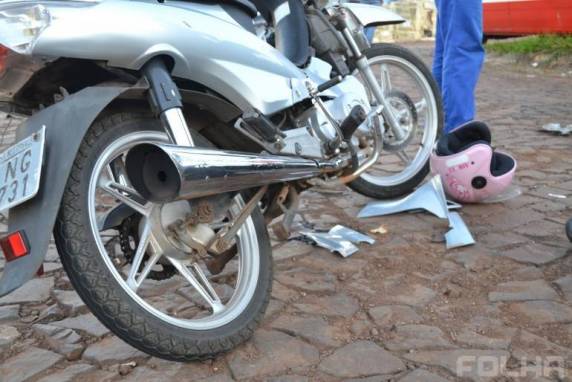 Colisão deixa motociclista ferida na BR-386, em Frederico Westphalen - foto 2