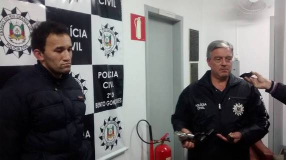 Acusado de atirar contra agente penitenciário natural de Santiago em Bento
Gonçalves é preso - foto 2