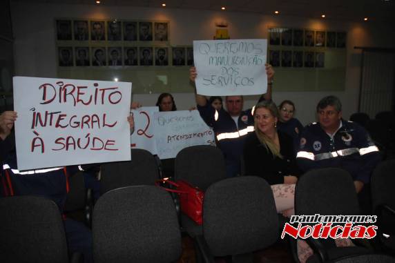 Sessão da Câmara de Vereadores
foi marcada por grande presença de público - foto 6