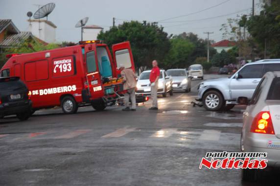 Acidente envolve moto e caminhoneta e deixa piloto ferido em Três de
Maio - foto 2