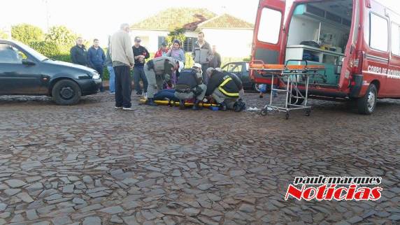 Mulher é atropelada em Três de Maio - foto 2