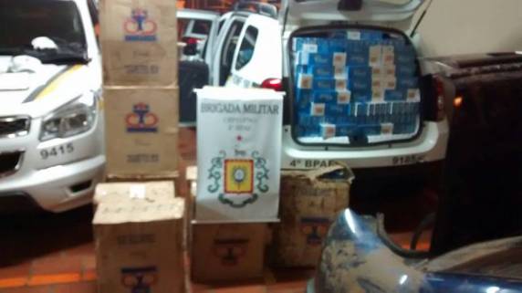 Brigada Militar apreende 10 mil carteiras 

de cigarros contrabandeados - foto 2