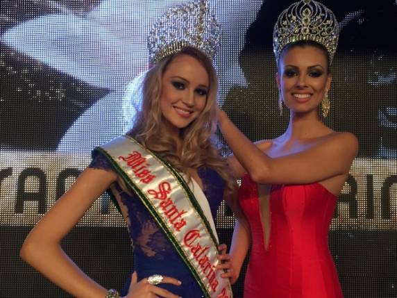 Sabrina Meyer, representante de Palhoça, é eleita
Miss Santa Catarina - foto 3