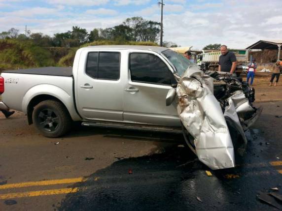 Motorista fica ferido em acidente na BR 163, em São José do Cedro - foto 3