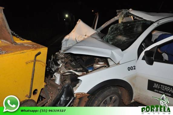 Caminhonete colide em plantadeira em Tenente Portela - foto 3