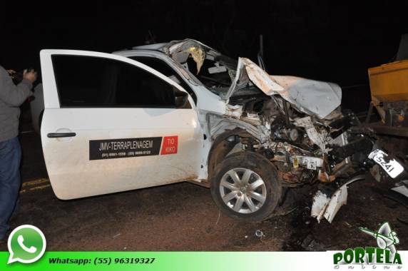 Caminhonete colide em plantadeira em Tenente Portela - foto 4