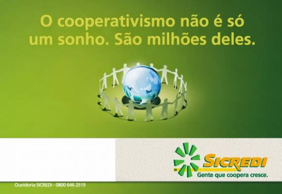 Campanha da instituição destaca que o cooperativismo é para todos