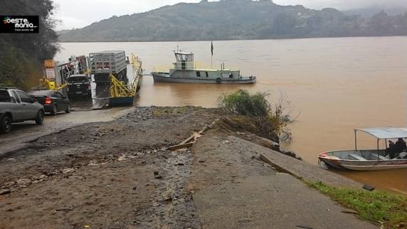 Leito do Rio Uruguai sobe 4,56cm por hora em Itapiranga - foto 3