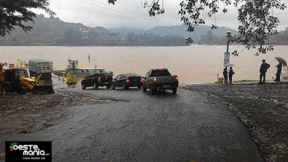 Leito do Rio Uruguai sobe 4,56cm por hora em Itapiranga - foto 2