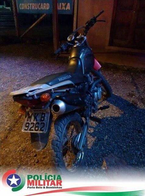 Polícia Militar prende dois com moto furtada em Porto Belo - foto 4