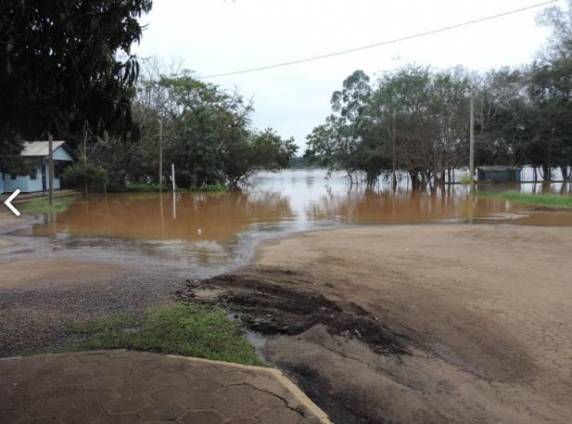 Nível das águas do rio Uruguai 

chegou a ficar 11 metros acima do normal