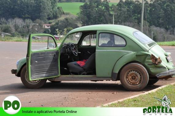 Caminhão e Fusca se envolvem em acidente em trevo de Tenente Portela - foto 2