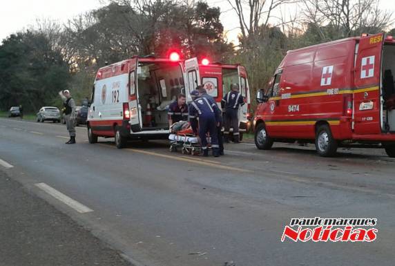 Homem morre em acidente que envolveu três veículos na BR-472 em Santa Rosa - foto 2