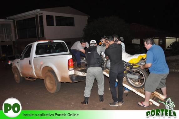 SAMU socorre motociclista ferido no centro de Tenente Portela - foto 3