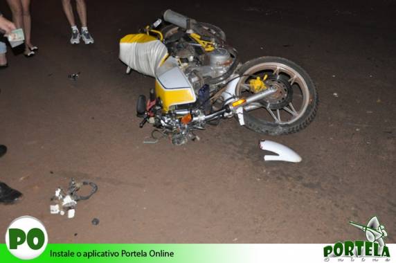 SAMU socorre motociclista ferido no centro de Tenente Portela - foto 2