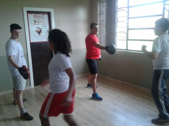 Pelotão Mirim retorna de férias e ganha aula de Aeroboxe - foto 2