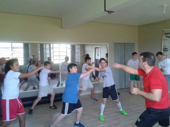 Pelotão Mirim retorna de férias e ganha aula de Aeroboxe - foto 7