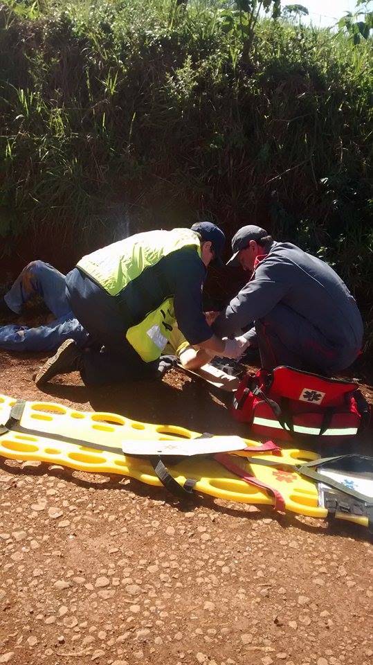 Acidente no interior de Guarujá do Sul deixa quatro feridos - foto 2