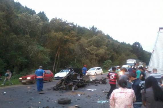 Acidente com carro de Maravilha deixa motorista morto em Fraiburgo - foto 3