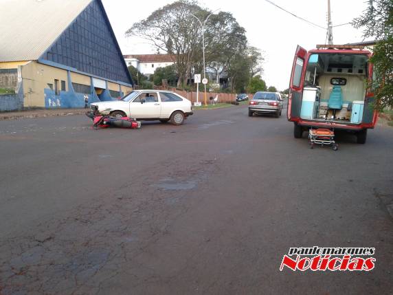 Colisão deixa piloto de motocicleta ferido em Três de Maio - foto 3