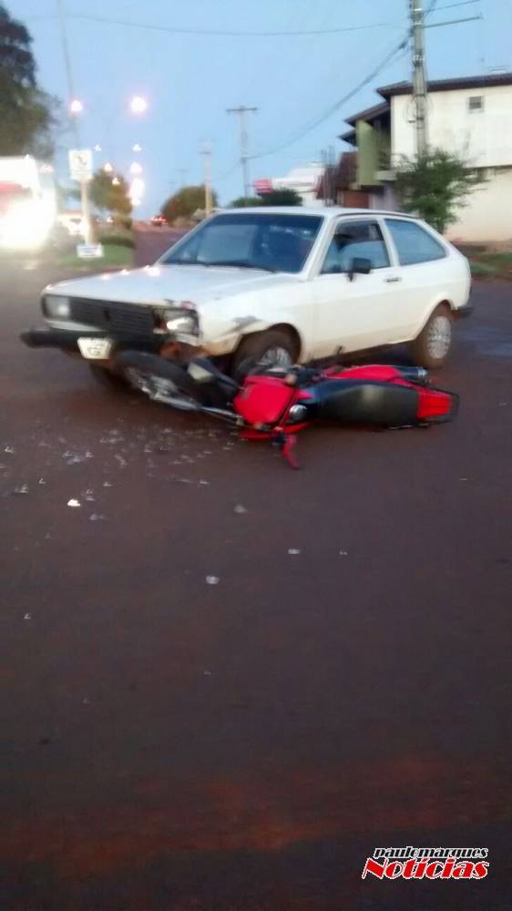 Colisão deixa piloto de motocicleta ferido em Três de Maio - foto 4