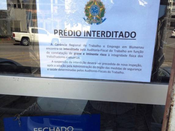 Gerência regional foi fechada por 'iminente risco à integridade física'