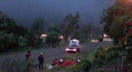 Veículo capota no interior de Crissiumal na manhã deste domingo - foto 3