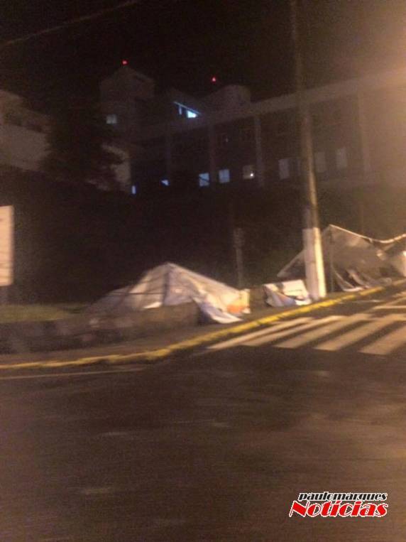 Temporal atinge com violência a cidade de Joaçaba SC - foto 5