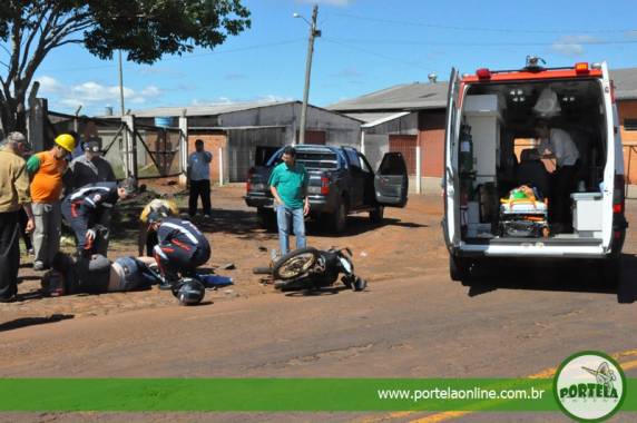 Dois feridos em acidente com moto na ERS-330 em Tenente Portela - foto 2